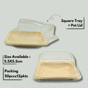 Bagasse Square Tray