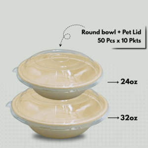 Bagasse Round Bowl