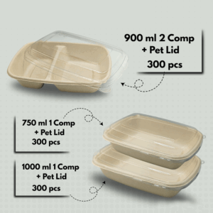 Bagasse Rectangle Container